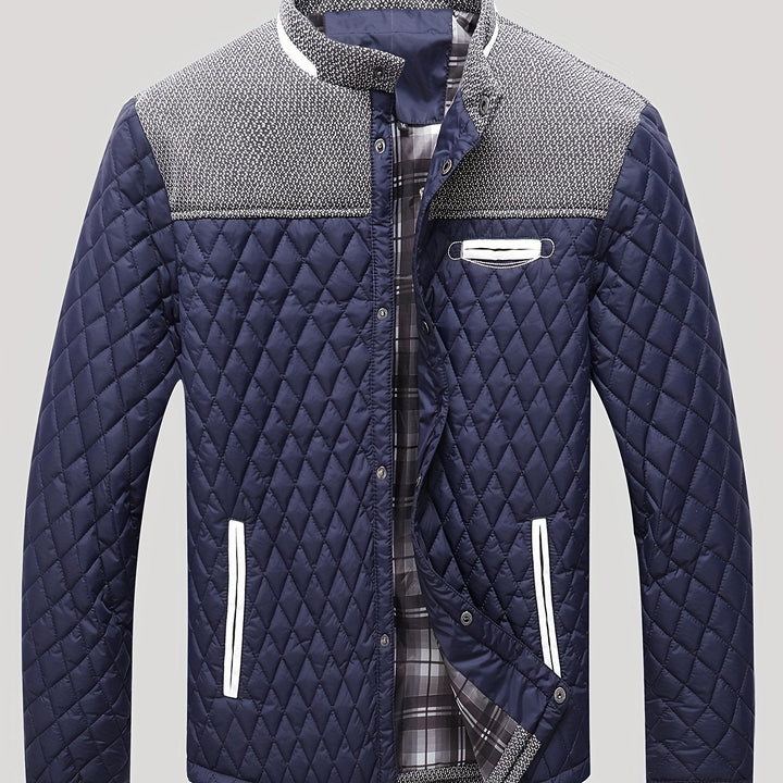 Wendric | Herren Steppjacke mit Stehkragen - Navy - Image 1