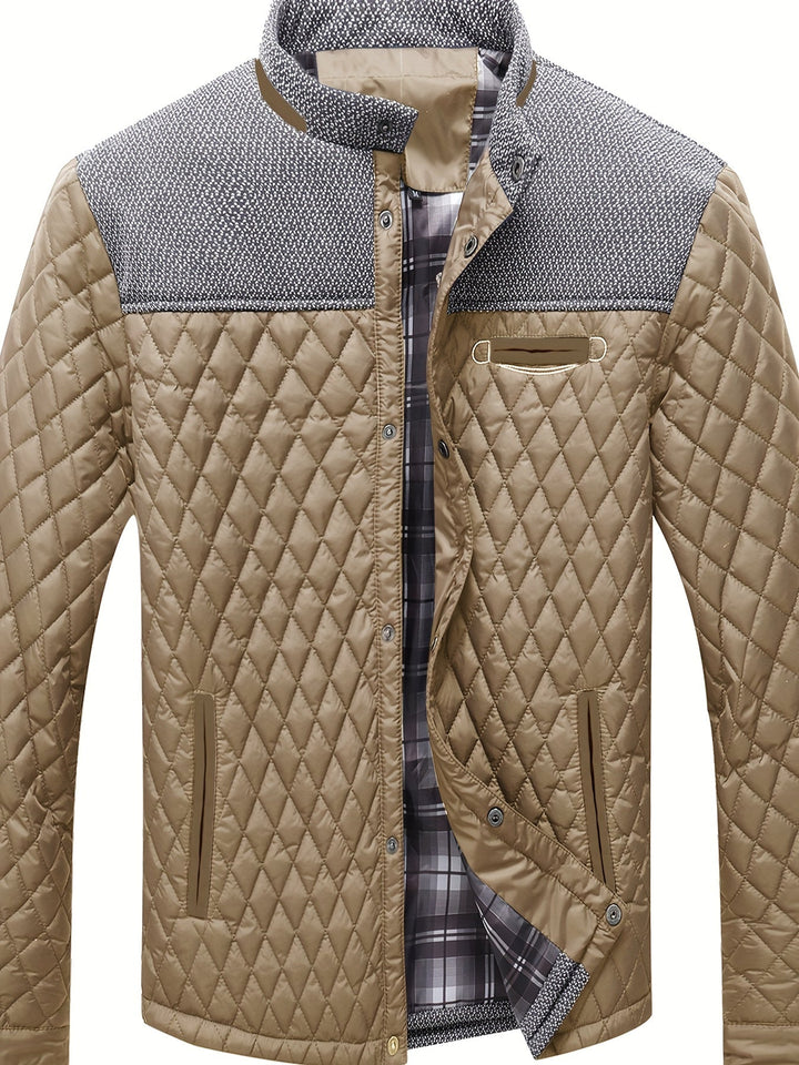 Wendric | Herren Steppjacke mit Stehkragen - Navy - Image 14