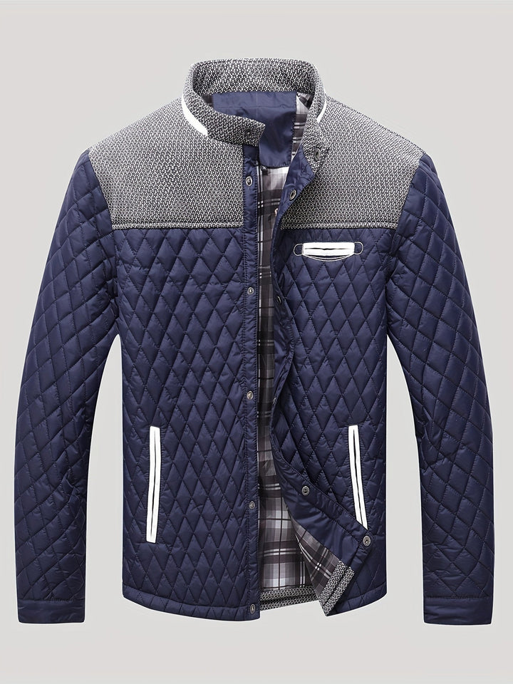 Wendric | Herren Steppjacke mit Stehkragen - Navy - Image 2