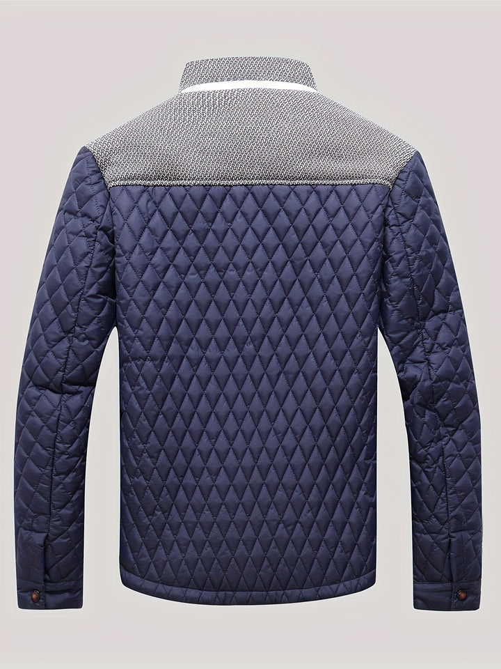 Wendric | Herren Steppjacke mit Stehkragen - Navy - Image 3