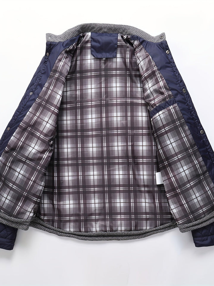 Wendric | Herren Steppjacke mit Stehkragen - Navy - Image 4