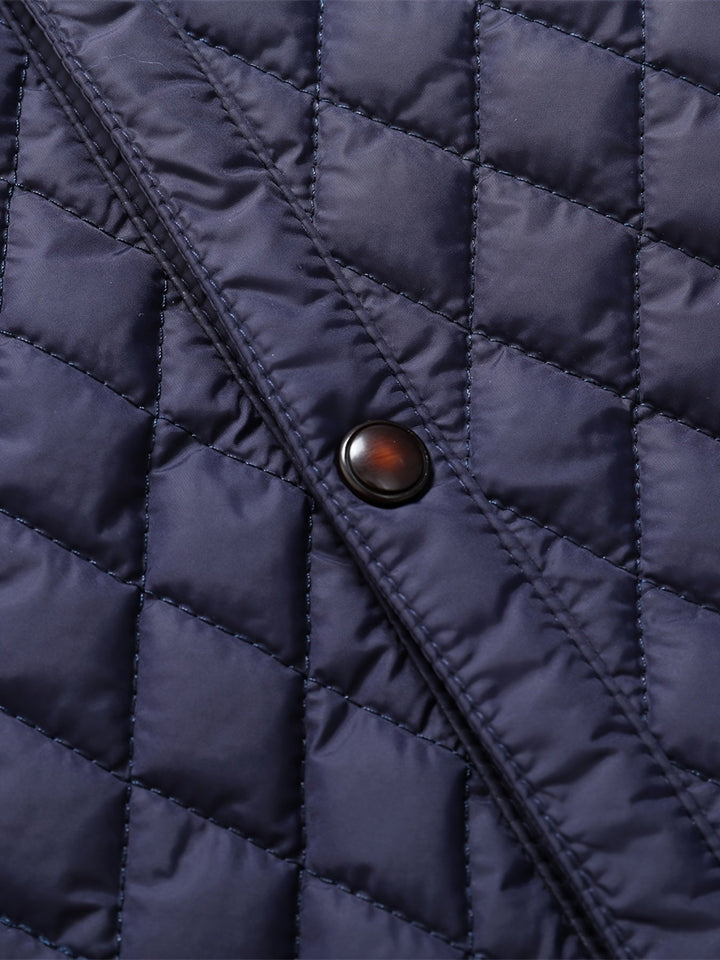 Wendric | Herren Steppjacke mit Stehkragen - Navy - Image 5