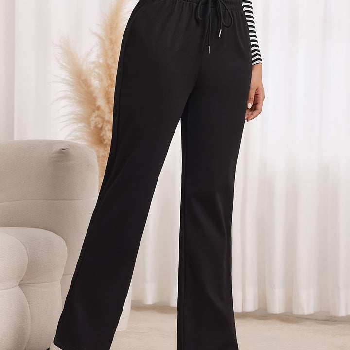 Wiberna | Damen Jogginghose Weites Bein Relaxed Fit - Grey - Image 10