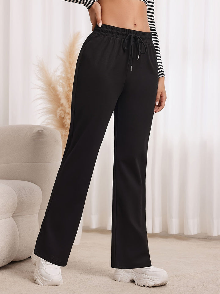 Wiberna | Damen Jogginghose Weites Bein Relaxed Fit - Grey - Image 11