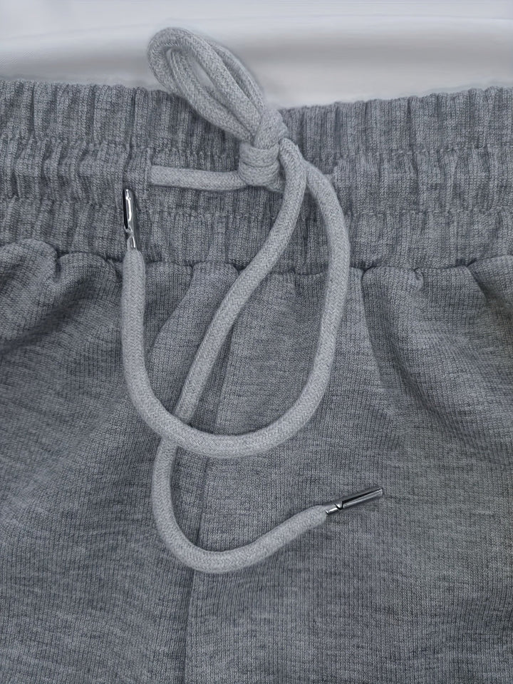 Wiberna | Damen Jogginghose Weites Bein Relaxed Fit - Grey - Image 7