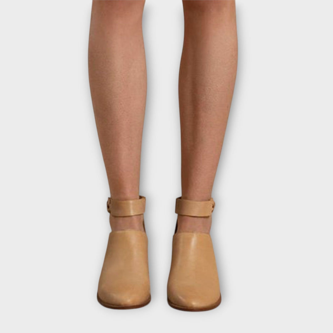 Wiltburg | Damen Stiefeletten mit Blockabsatz - Camel - Image 3