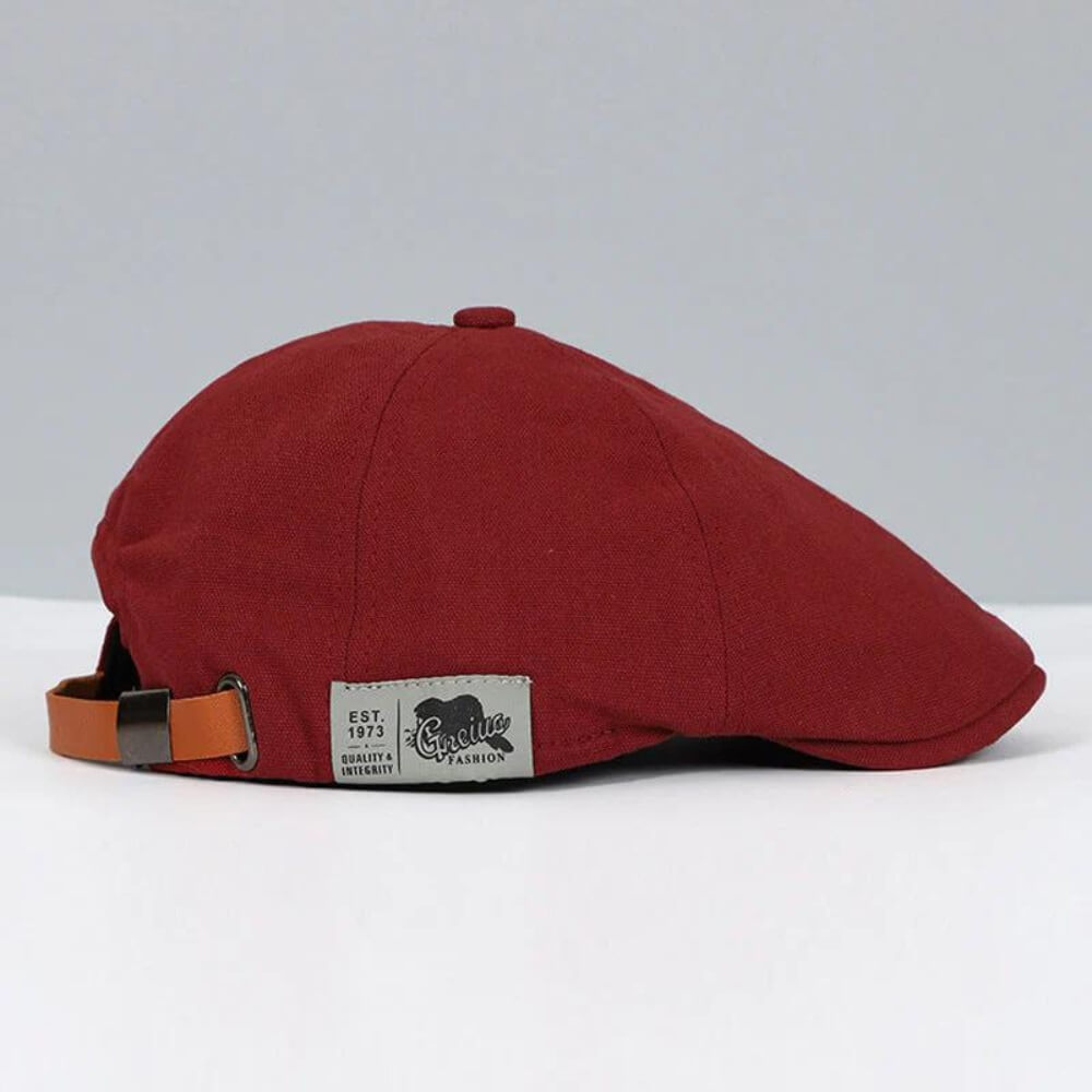 Wolfram | Herren Schiebermütze Klassische Flache Kappe - Beige - Image 5