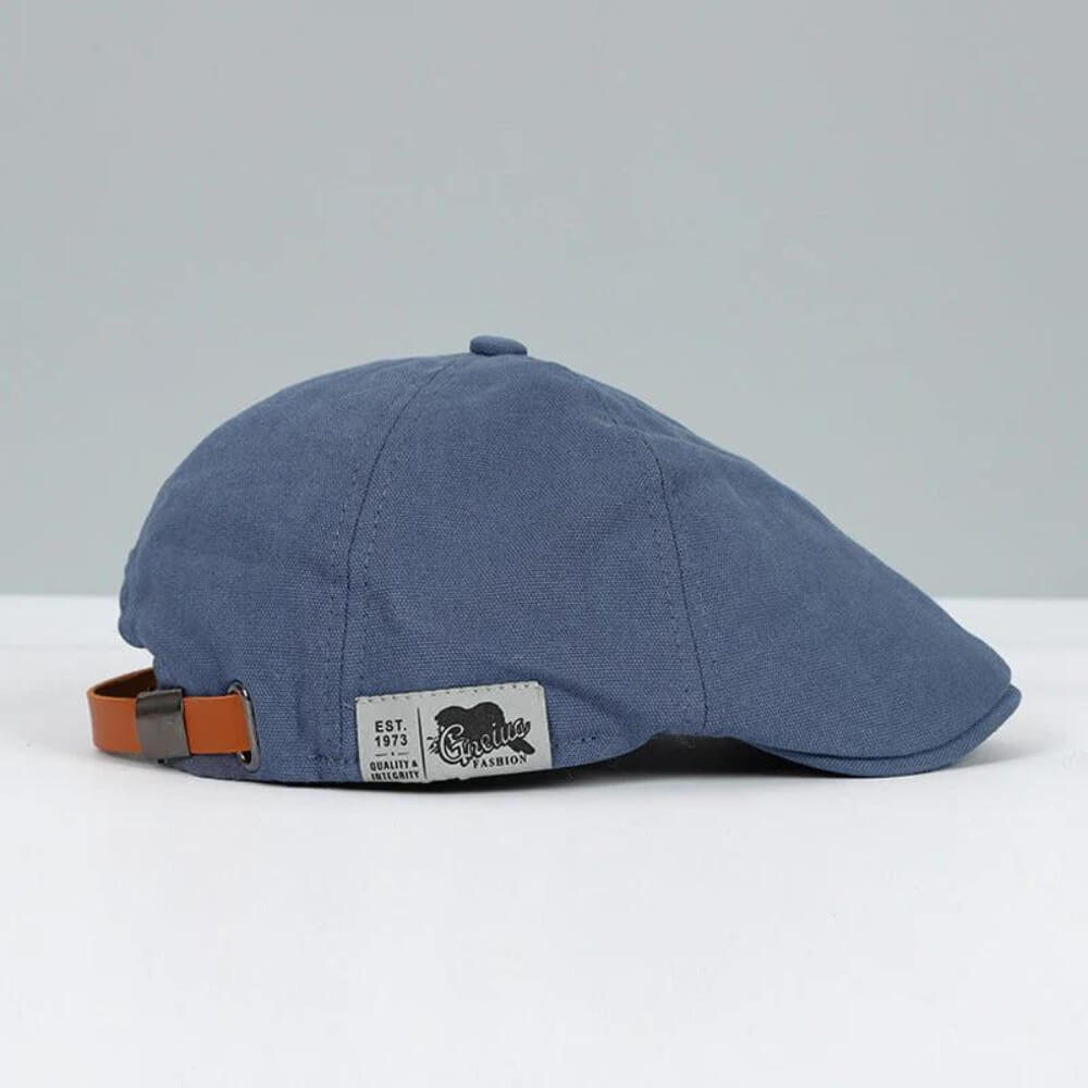 Wolfram | Herren Schiebermütze Klassische Flache Kappe - Beige - Image 6