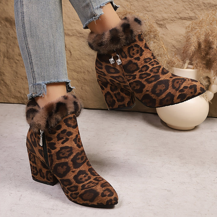 Wulfmara | Damen Stiefeletten mit Blockabsatz - Black - Image 7