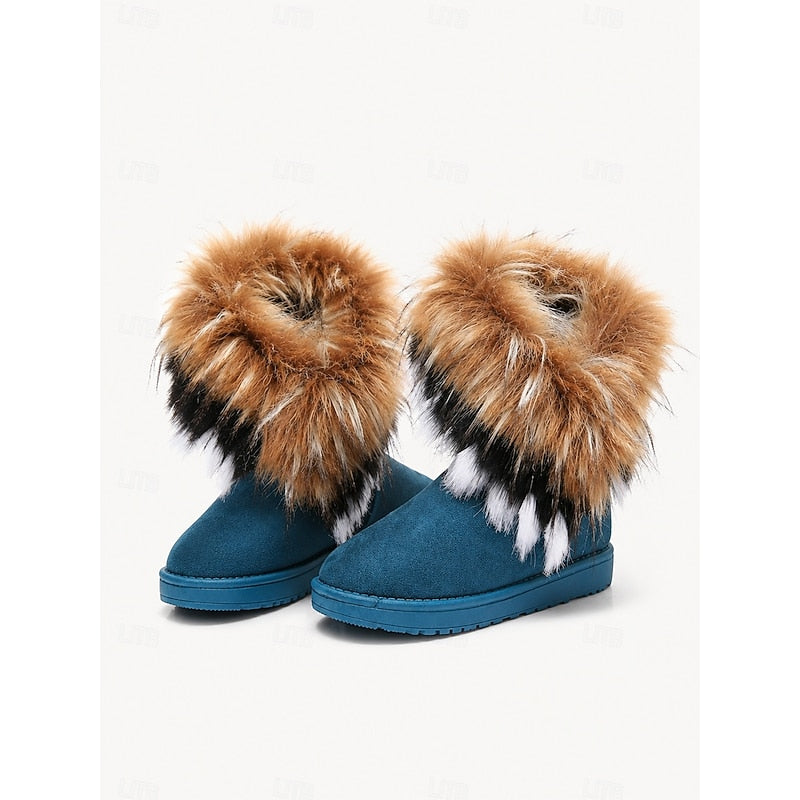 Wulfriede | Damen Wasserdichte Winterstiefel mit Fellbesatz - Camel - Image 10
