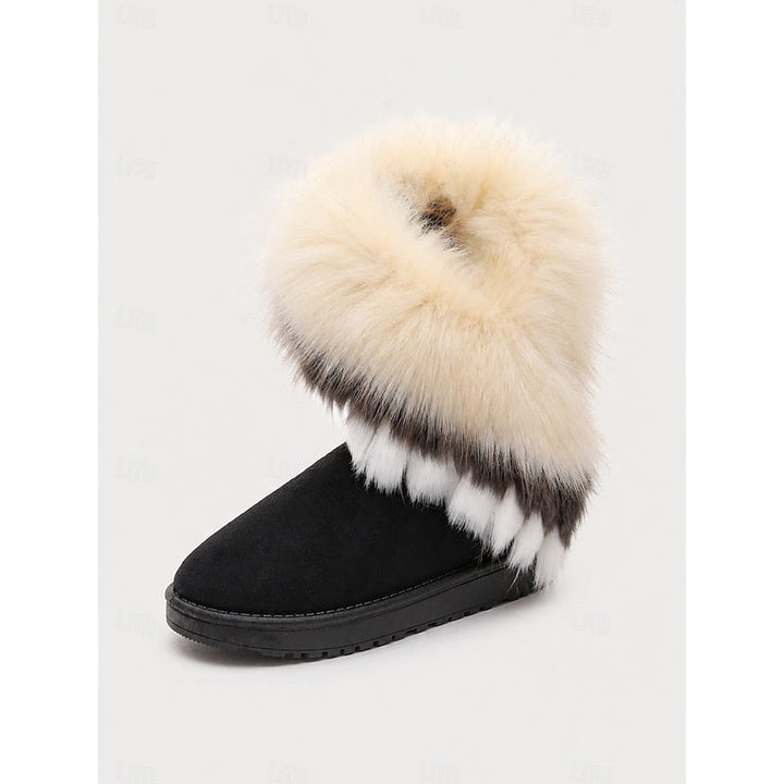 Wulfriede | Damen Wasserdichte Winterstiefel mit Fellbesatz - Camel - Image 9